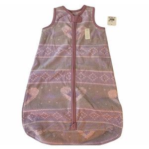 Lullaby Baby Sleep Sack Pajamas‎ Gown Purple Two Way Zipper One Size 0-6 Months